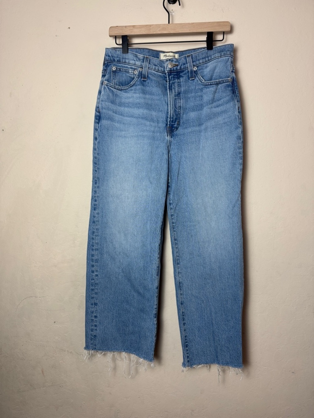 Madewell The Petite Perfect Vintage Wide-Leg Crop Jean in Catlin Wash Size 29P - Picture 2 of 6